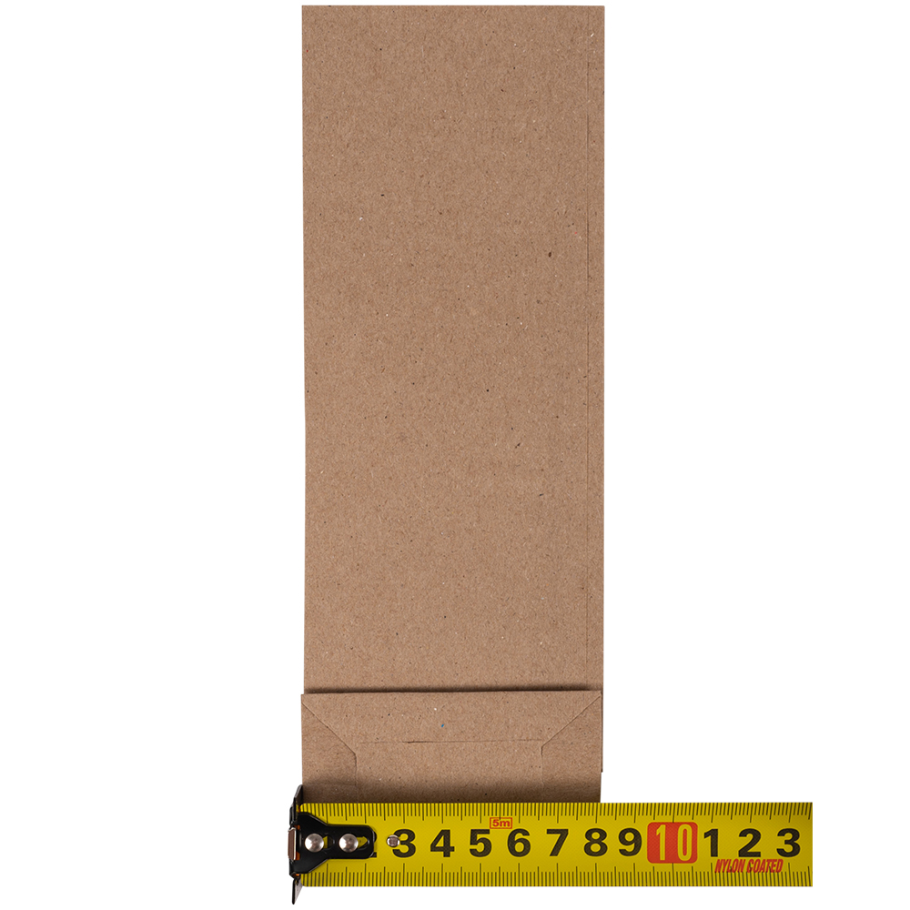 Крафт пакет без ручек, 70 г/м², 8*5*23 см Крафт пакет без ручек, 70 г/м², 8*5*23 см