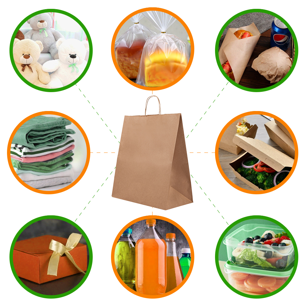Крафт пакет с крученой ручкой, 80 г/м², 32*18*37 см Крафт пакет с крученой ручкой, 80 г/м², 32*18*37 см