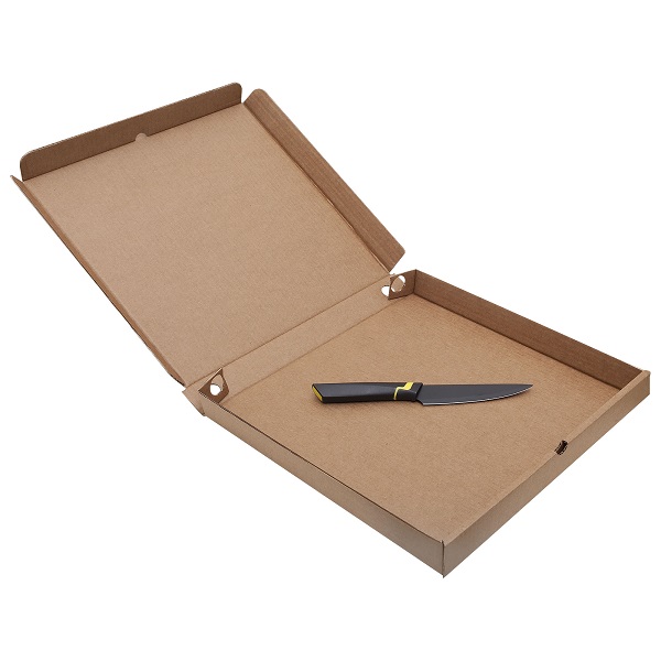 Бурая коробка для пиццы, 330*330*35 мм Бурая коробка для пиццы, 330*330*35 мм