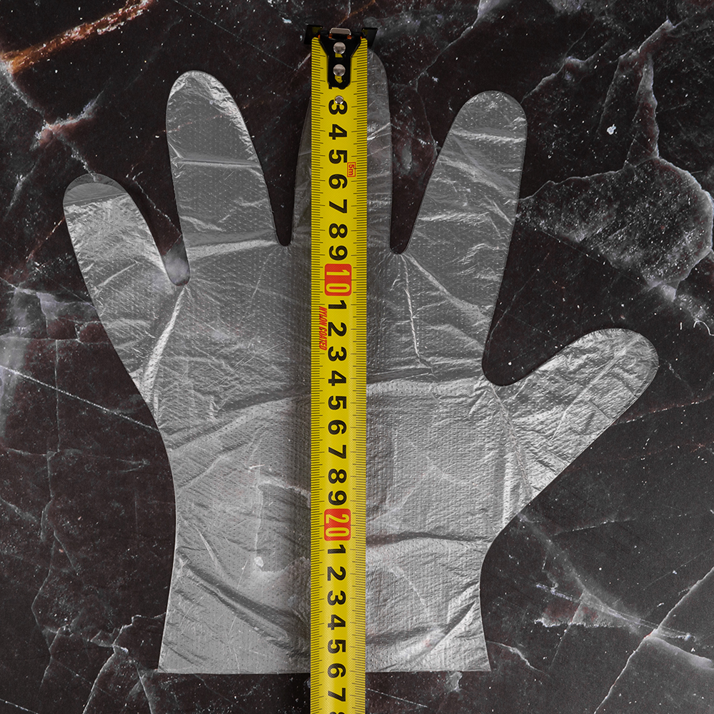 Перчатки полиэтиленовые A.D.M., Лайт, прозрачные, размер M, 100шт./уп. Перчатки полиэтиленовые A.D.M., Лайт, прозрачные, размер M, 100шт./уп.