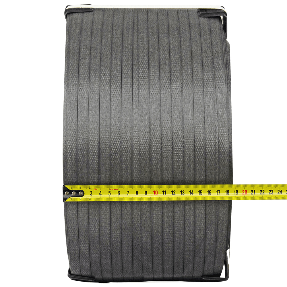 Стреппинг лента полипропиленовая (ПП), 12мм*0.5мм*2000м, серая Стреппинг лента полипропиленовая (ПП), 12мм*0.5мм*2000м, серая