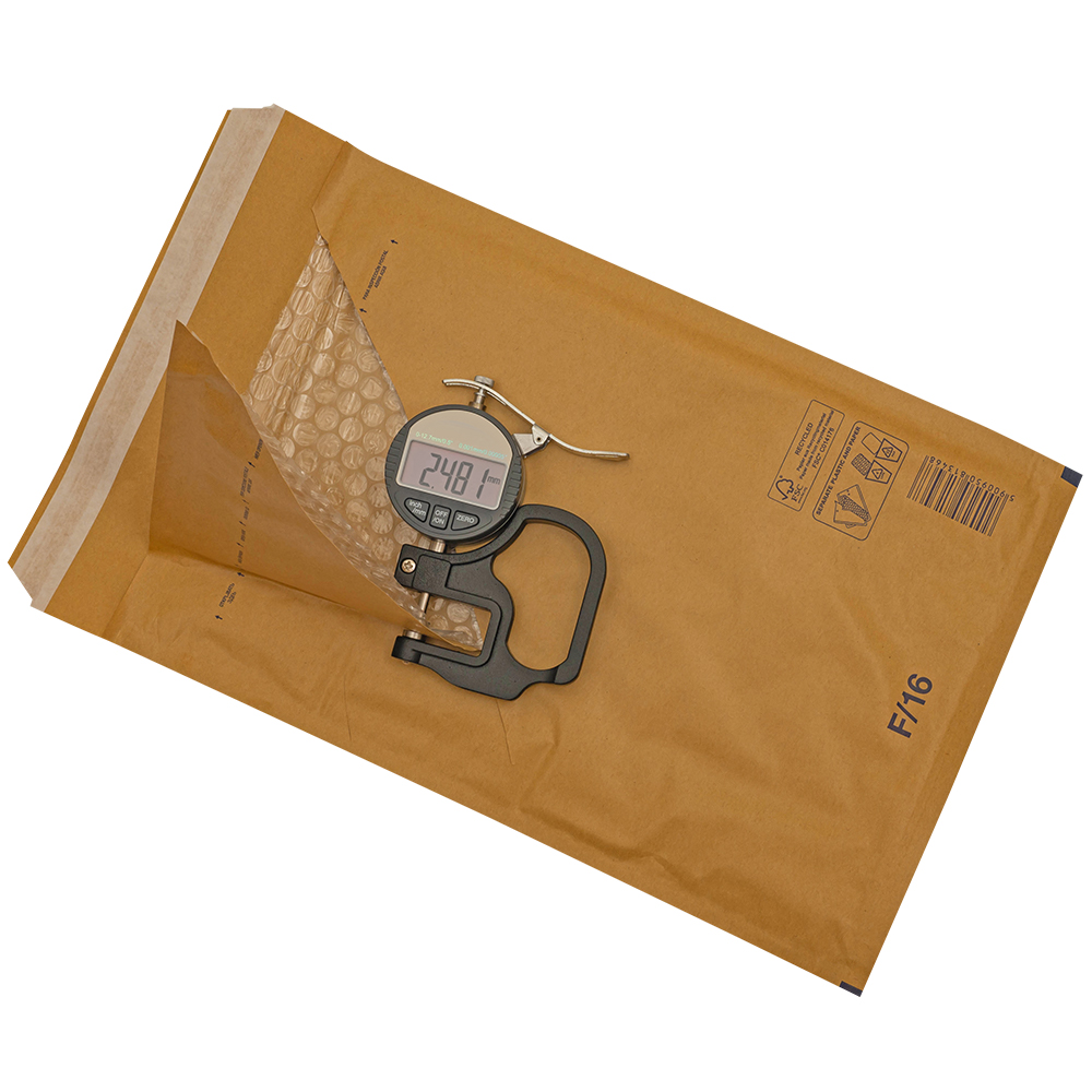 Бурый крафт пакет с прослойкой, 24*34 см, F-16-G (F/3) Бурый крафт пакет с прослойкой, 24*34 см, F-16-G (F/3)