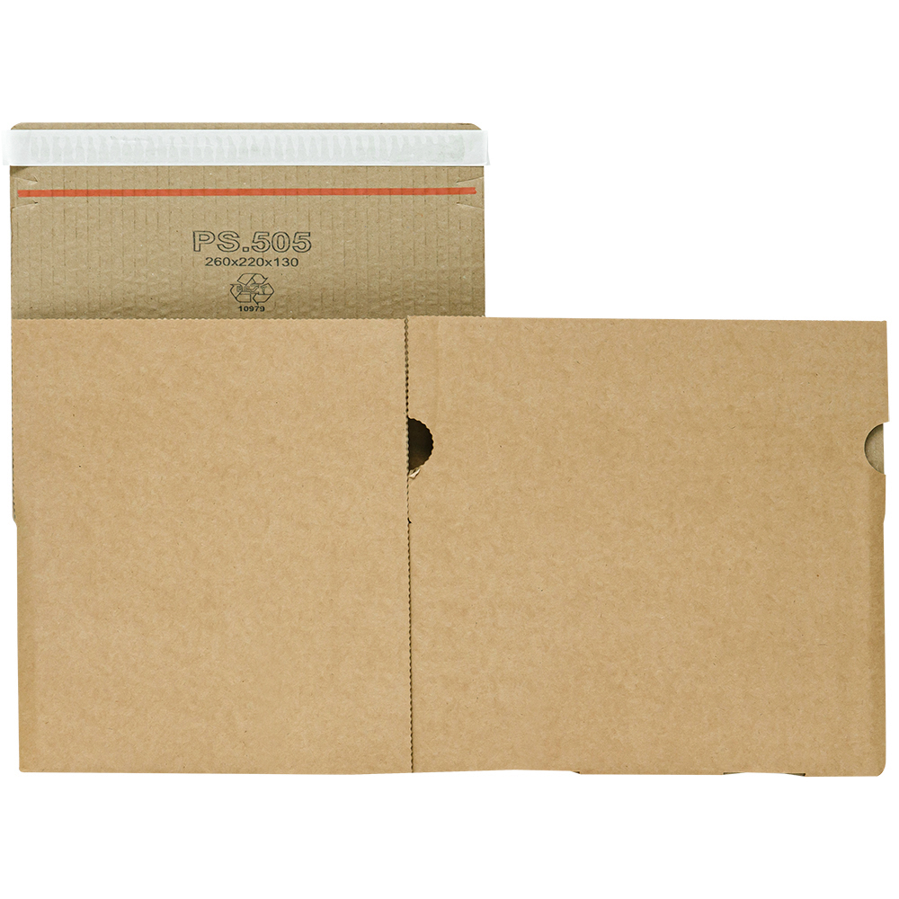 Почтовый короб PS.505 с клеевым клапаном, 260*220*130 мм, Т-23 В Почтовый короб PS.505 с клеевым клапаном, 260*220*130 мм, Т-23 В