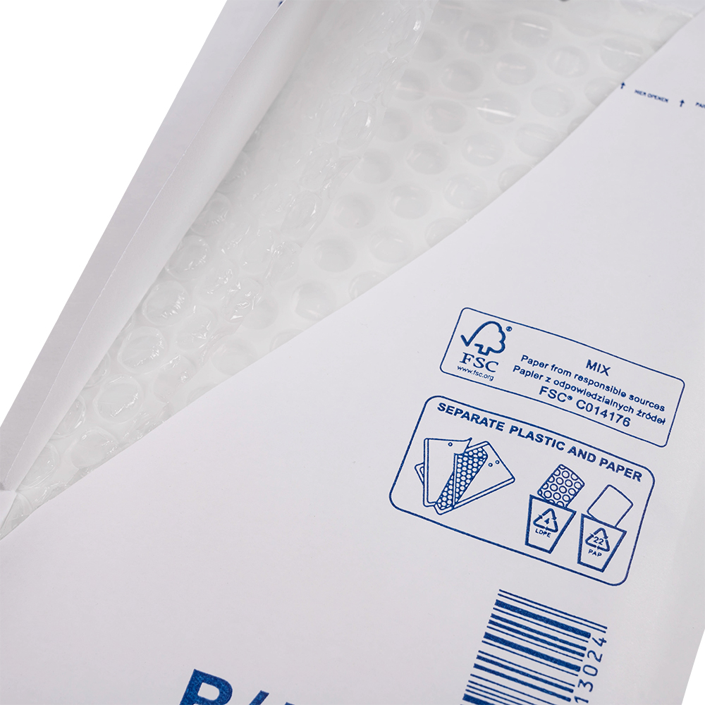 Белый крафт пакет с прослойкой, 14*22 см, B-12 (В/00) Белый крафт пакет с прослойкой, 14*22 см, B-12 (В/00)