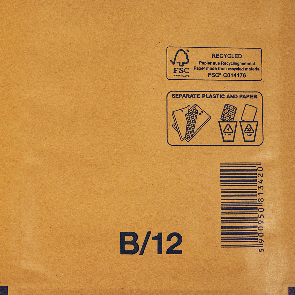 Бурый крафт пакет с прослойкой, 14*22 см, B-12-G (В/00) Бурый крафт пакет с прослойкой, 14*22 см, B-12-G (В/00)