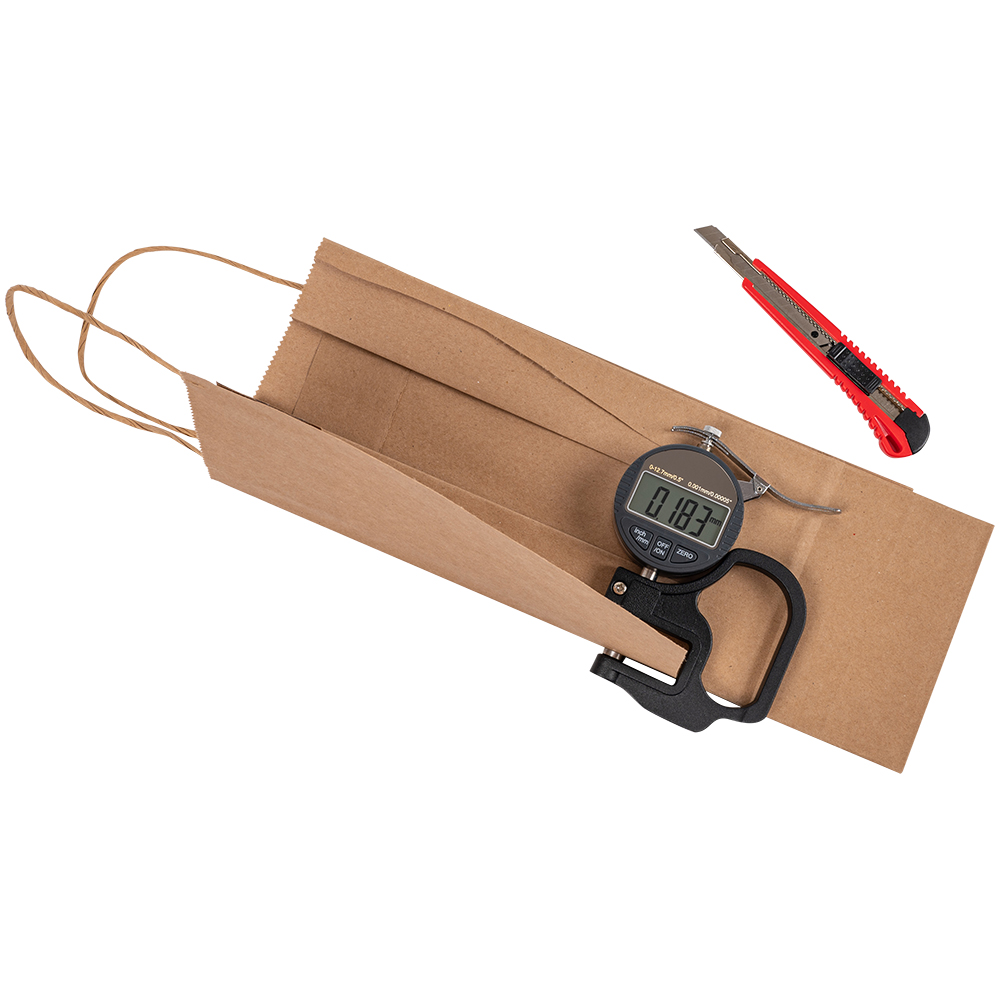 Крафт пакет с крученой ручкой для бутылок, 120 г/м², 12*8*33 см Крафт пакет с крученой ручкой для бутылок, 120 г/м², 12*8*33 см