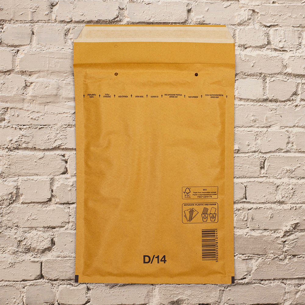 Бурый крафт пакет с прослойкой, 20*27 см, D-14-G (D/1) Бурый крафт пакет с прослойкой, 20*27 см, D-14-G (D/1)