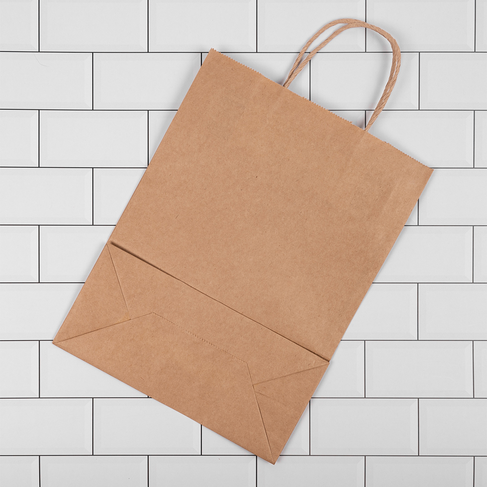 Крафт пакет с крученой ручкой, 80 г/м², 35*15*45 см Крафт пакет с крученой ручкой, 80 г/м², 35*15*45 см