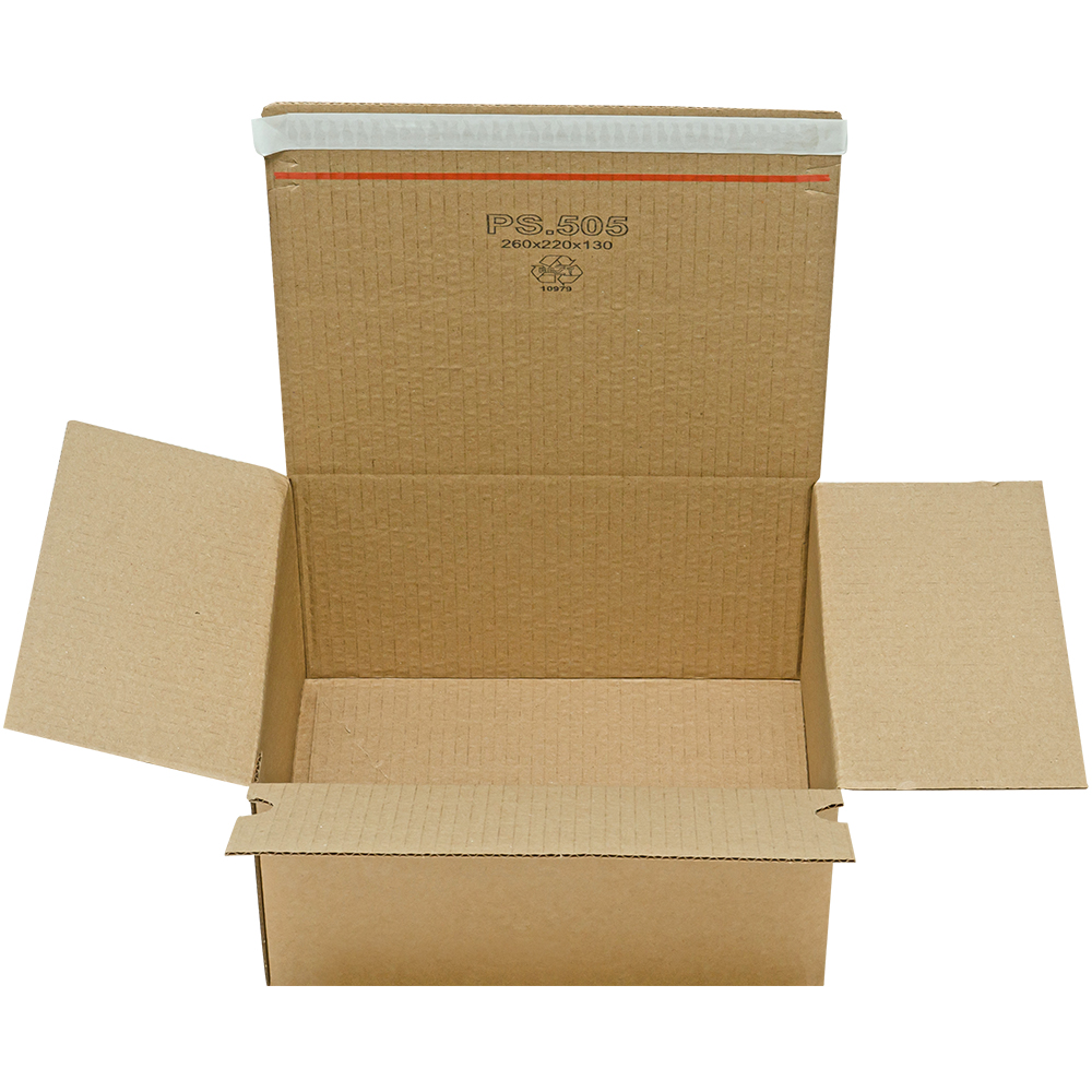 Почтовый короб PS.505 с клеевым клапаном, 260*220*130 мм, Т-23 В Почтовый короб PS.505 с клеевым клапаном, 260*220*130 мм, Т-23 В