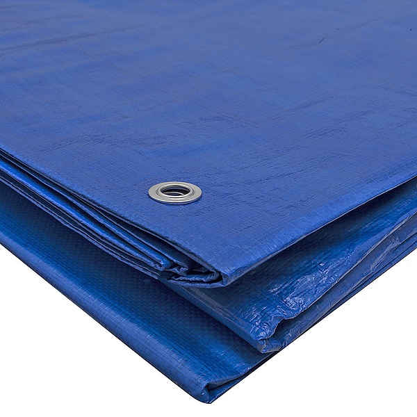 Защитный тент «Тарпаулин®» с люверсами синий, 3*6 м, 180 г/м² Защитный тент «Тарпаулин®» с люверсами синий, 3*6 м, 180 г/м²