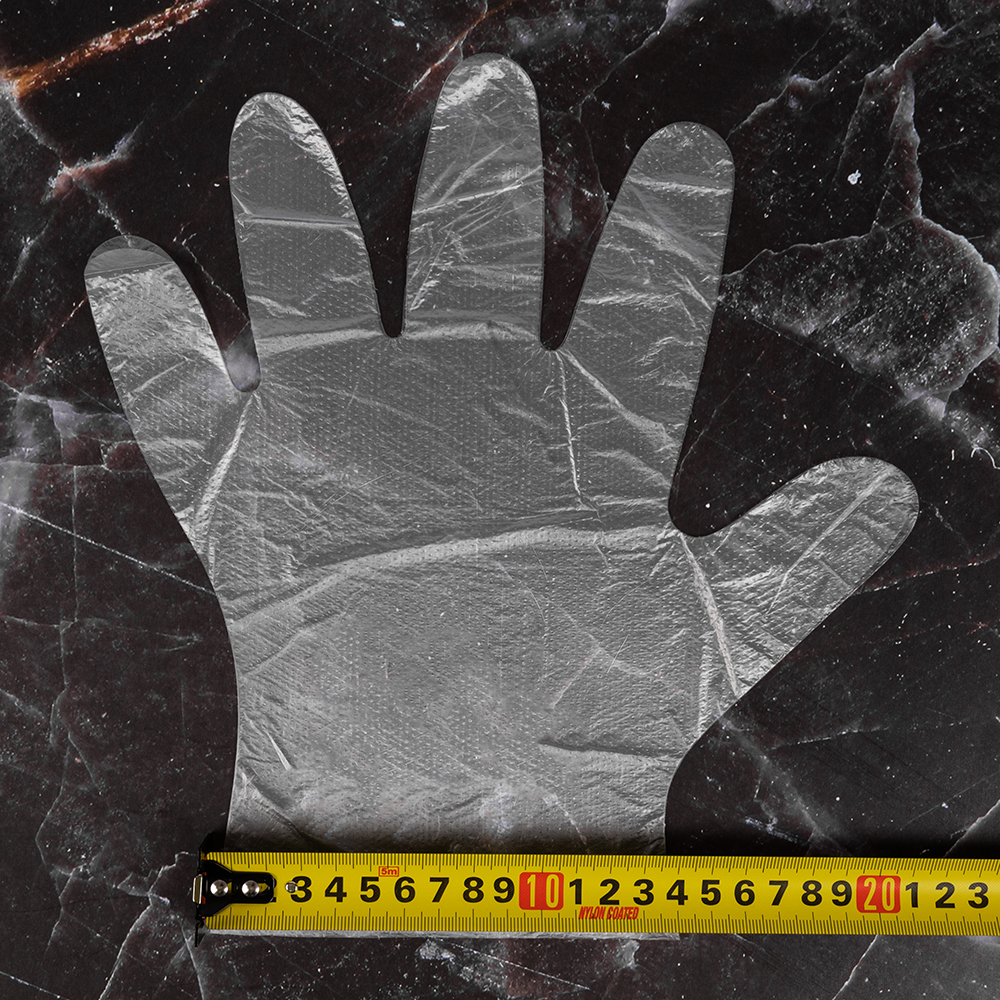 Перчатки полиэтиленовые A.D.M., Лайт, прозрачные, размер M, 100шт./уп. Перчатки полиэтиленовые A.D.M., Лайт, прозрачные, размер M, 100шт./уп.