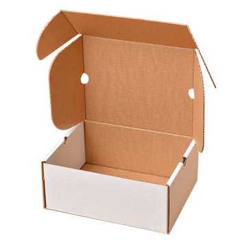 Беленая коробка для обуви №77, 300*240*130 мм