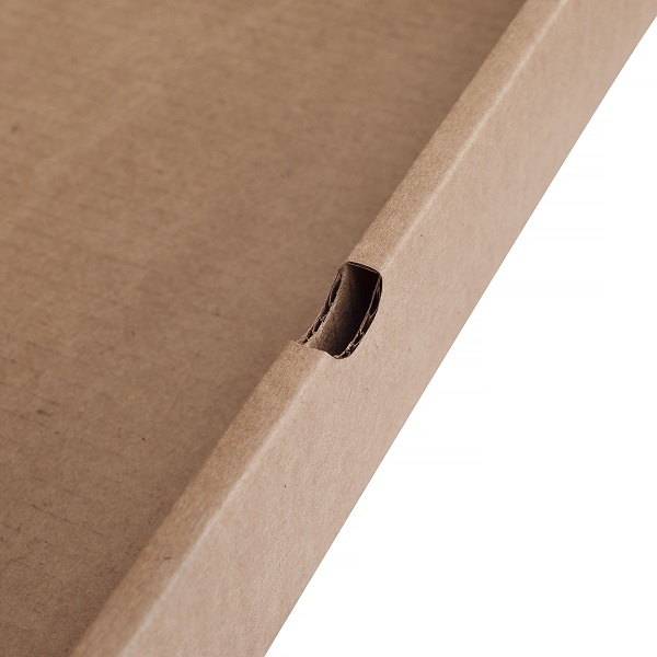 Бурая коробка для пиццы, 330*330*35 мм Бурая коробка для пиццы, 330*330*35 мм