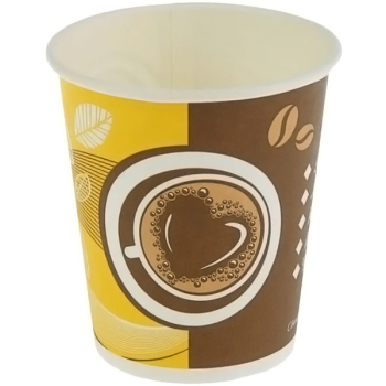 Однослойный стакан «Кофе с собой» ∅ 80 мм, бумажный, 260 мл, 50 шт.
