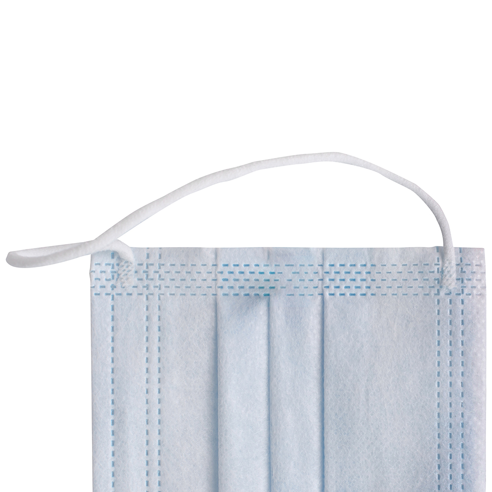 Одноразовая маска для защиты дыхания, трехслойная, 10 шт./уп. Одноразовая маска для защиты дыхания, трехслойная, 10 шт./уп.