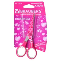 Ножницы Brauberg «HEARTS», 130 мм