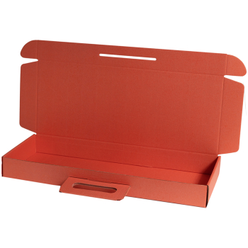 Короб КС-717 МГФ с картонной ручкой, красный, 415*170*45 мм, Т-24 Е