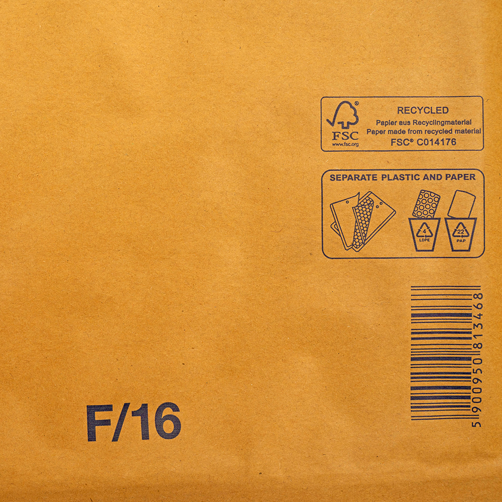 Бурый крафт пакет с прослойкой, 24*34 см, F-16-G (F/3) Бурый крафт пакет с прослойкой, 24*34 см, F-16-G (F/3)