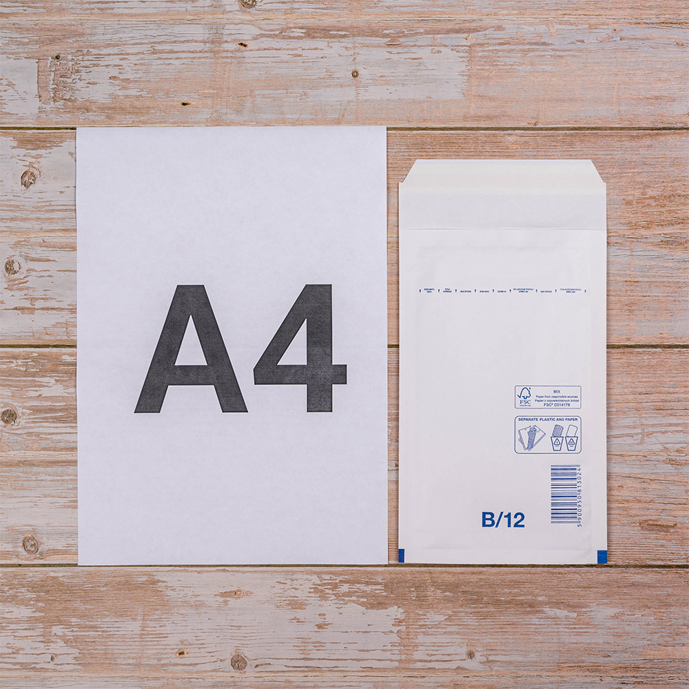 Белый крафт пакет с прослойкой, 14*22 см, B-12 (В/00) Белый крафт пакет с прослойкой, 14*22 см, B-12 (В/00)