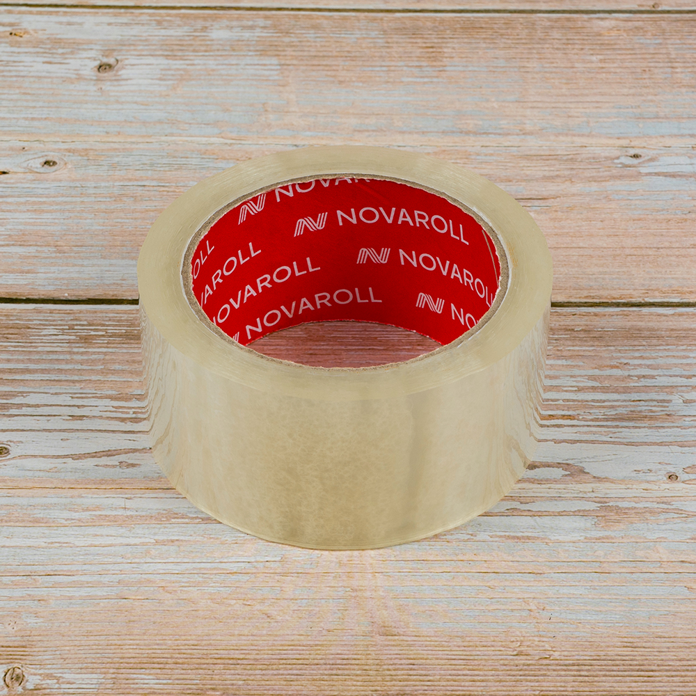 Клейкая лента прозрачная Nova Roll, 48мм*66м*40мкм Клейкая лента прозрачная Nova Roll, 48мм*66м*40мкм
