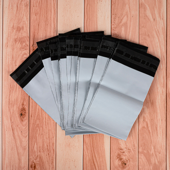 Курьер-пакет белый без печати, без кармана, 100*150+40 мм, 50 мкм, 100 шт.