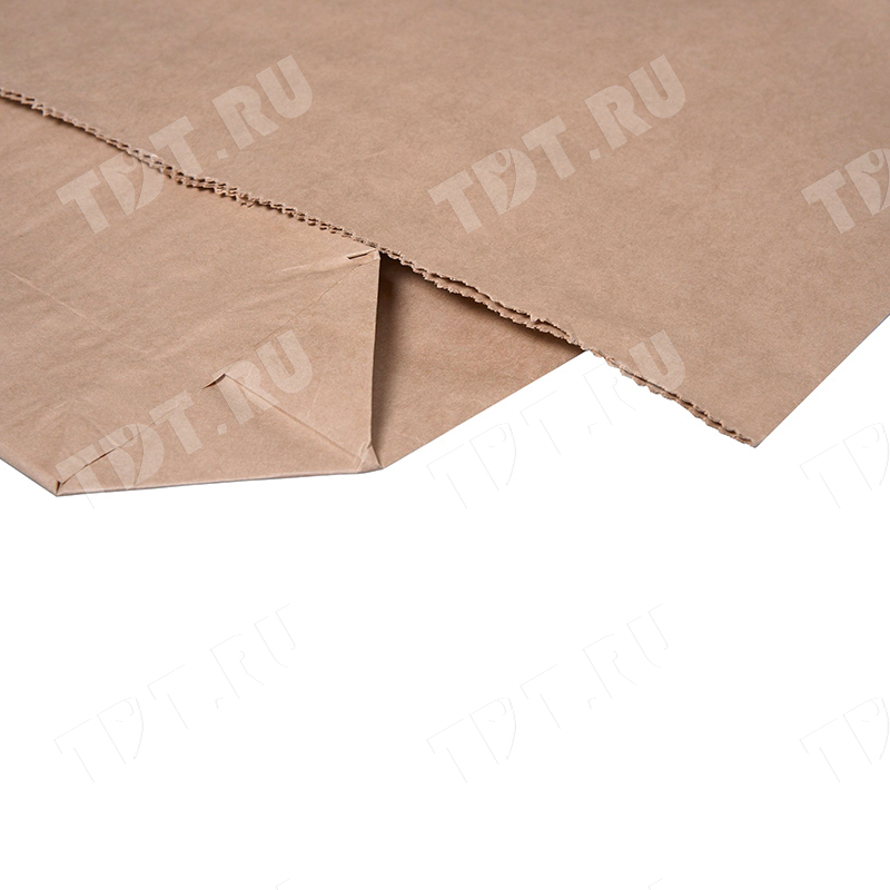 Крафт мешок трехслойный без ручек, 70 г/м², 50*13*72 см