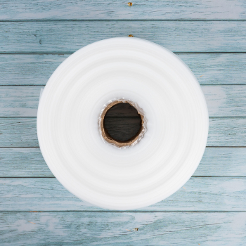 Рукав ПВД прозрачный, 45 см, 80 мкм, 150 м, 10 кг