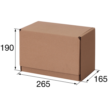 Почтовый короб тип «Г», 265*165*190 мм, T-23 В, 100% целлюлоза