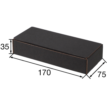 Короб КС-515 МГФ, чёрный, 170*75*35 мм