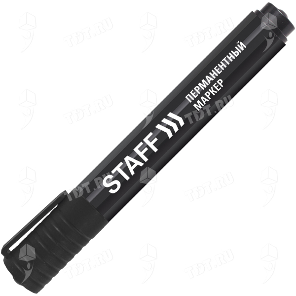 Маркер перманентный STAFF Basic, черный, 2.5 мм