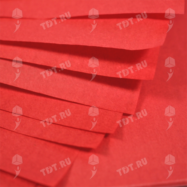 Бумага тишью упаковочная, красная, 50*66 см, 20 г/м², 10 листов