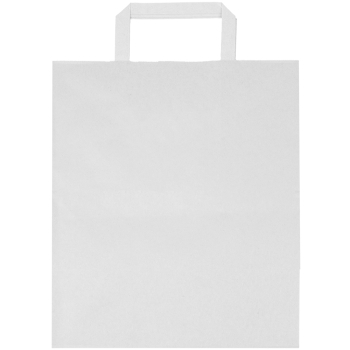 Белый пакет с плоской ручкой, 80 г/м², 35*15*45 см Белый пакет с плоской ручкой, 80 г/м², 35*15*45 см