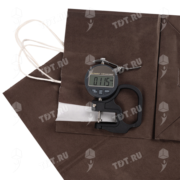 Крафт пакет с крученой ручкой «Шоколад», 80 г/м², 25*11*32 см
