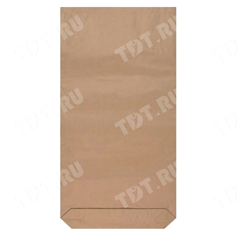 Крафт мешок трехслойный без ручек, 70 г/м², 50*13*72 см
