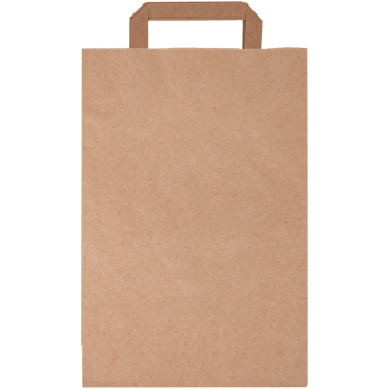 Крафт пакет с плоской ручкой, 70 г/м², 22*9*33 см Крафт пакет с плоской ручкой, 70 г/м², 22*9*33 см