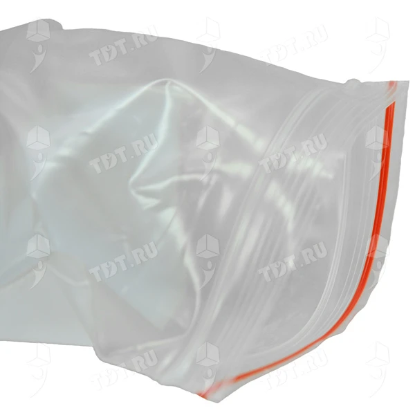 Пакеты Zip Lock с полосой для надписи, 180*250 мм, 70 мкм, 100 шт.