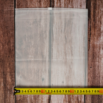 Пакет ПВД с замком слайдер 25*30 см, 70 мкм, матовый, 50 шт.