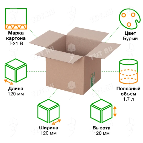 Короб К-440/1, 120*120*120 мм, Т-21