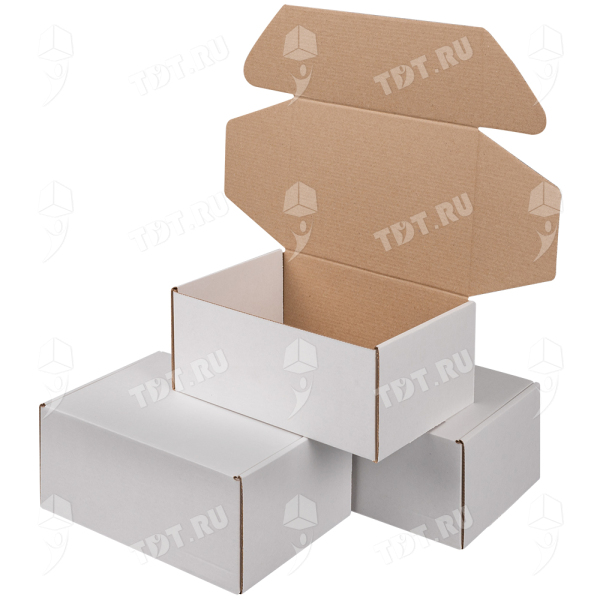Коробка №200/1 (премиум), беленая, 210*150*90 мм