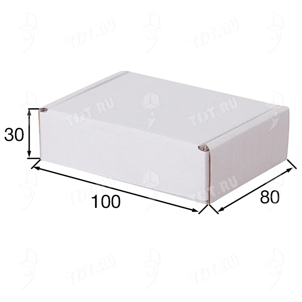 Короб КС-404 МГФ, белый, 100*80*30 мм
