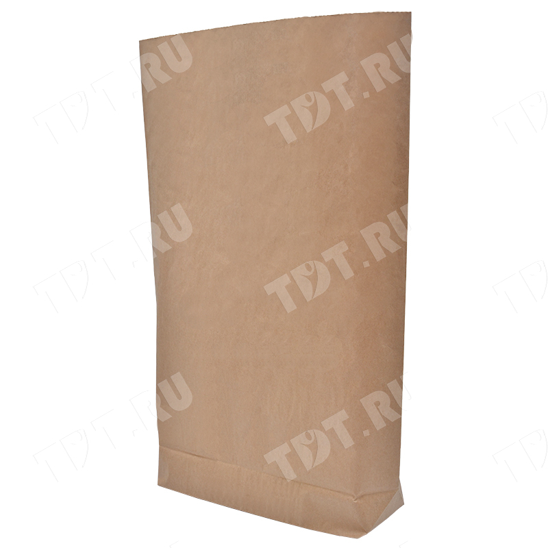 Крафт мешок трехслойный без ручек, 70 г/м², 50*13*72 см