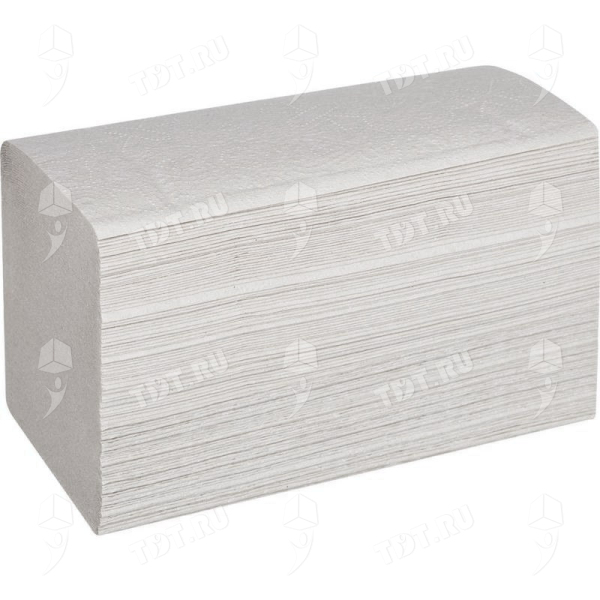 Полотенца бумажные PRO V-сложения 21*22 см, 1 слой, белые, 4000 шт./уп.
