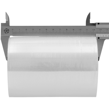 Стрейч пленка прозрачная, микро-ролик, 125 мм, 20 мкм, 0.5 кг, 1 сорт