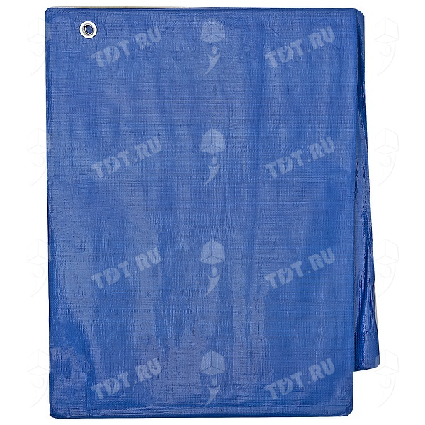 Защитный тент «Тарпаулин®» с люверсами синий, 3*5 м, 180 г/м²