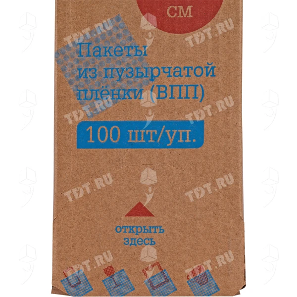 Пакеты ВПП «Bubble bags», трёхслойные, 10*10 см, 100 шт.