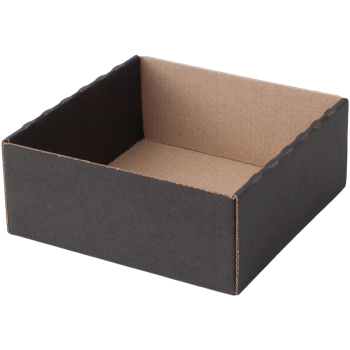 Коробка крышка-дно «Кубик», чёрная, 140*140*140 мм