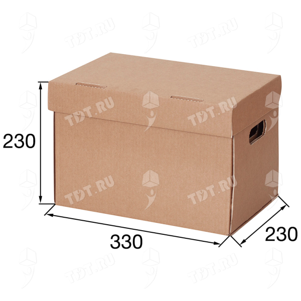 Короб для переезда №9 (архивный) А4, 330*230*230 мм, Т24