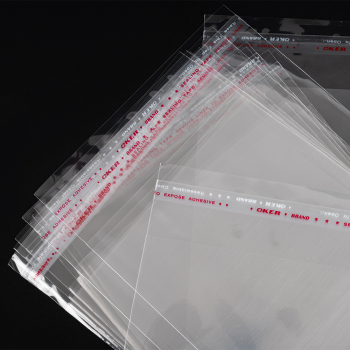 Прозрачный БОПП пакет с клеевым клапаном, 45*32 см, 100 шт.