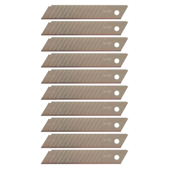 Лезвия STAFF для канцелярских ножей, 18 мм, 10 шт./уп.