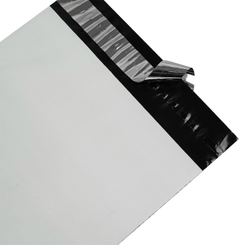 Курьер-пакет белый без печати, без кармана, 300*400+40 мм, 50 мкм, 100 шт.